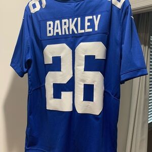Nike Blue and White Men's Jersey